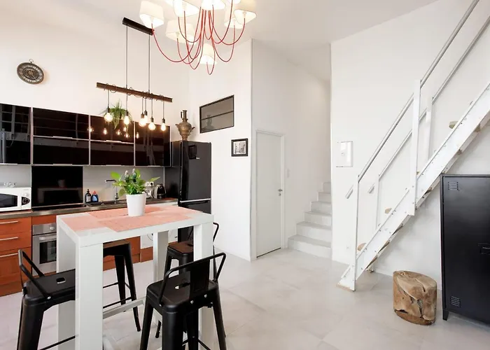 Apartment Superb Air-conditioned Loft In The Heart Of Viel Antibes